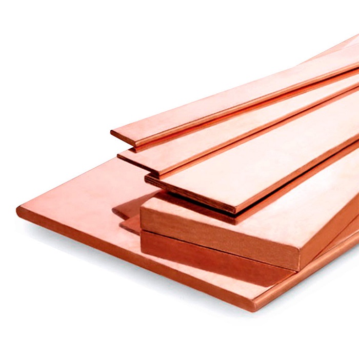 Полоса медная (2000 мм х 5 мм х 200 мм)